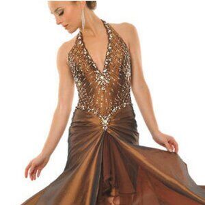 Bronze gown